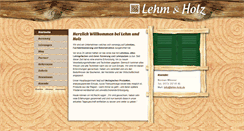 Desktop Screenshot of lehm-holz.de